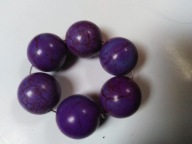 H5- HOWLIT FIOLETOWY - kula - 16mm - 10sztuk