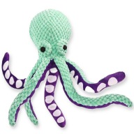 Szarpak Ośmiornica ZABAWKA dla Psa Psów z Piszczałką DŁUGA Zielona Kolorowa