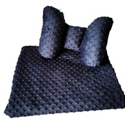 WZORY KWIATY dla dziewczynki KOŁDERKA + PODUSZKA MOTYLEK minky + bawełna