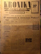 Kronika 1938 Masoneria Wolnomularstwo