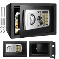 Inteligentny Sejf Domowy Elektroniczny Szyfr Klucz Pancerny Montaż ścienny