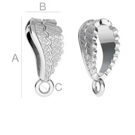 KRP 60 krawatka zawieszka srebro 925