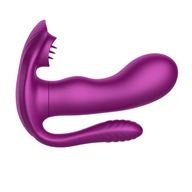 Tongue triple Stimulator PURPLE Masażer Wibrator