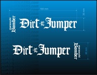 Naklejki z logo Marzocchi Bomber Dirt Jumper - Amortyzator Widelec Rowerowe