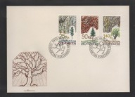 Liechtenstein - Koperta FDC Kora Drzewa 1986r.
