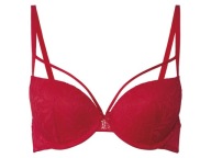 ESMARA czerwony BIUSTONOSZ z koronką 80C NOWY