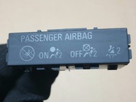 EKRAN WYŚWIETLACZ PASSENGER AIRBAG OPEL KARL 13422812