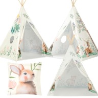 NAMIOT DLA DZIECI OGRODOWY PLAŻOWY DO POKOJU DUŻY DOMEK TIPI TEEPEE WIGWAN