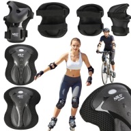 ZESTAW OCHRANIACZY NA ROWER ROLKI HULAJNOGĘ MĘSKI DAMSKI DLA DOROSŁYCH 6szt