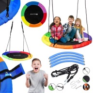 HUŚTAWKA OGRODOWA BOCIANIE GNIAZDO WISZĄCA DUŻA XXL SOLIDA WYTRZYMAŁA