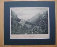 TATRY -SCHRONISKO KAMZIK CHATA REINERA -heliograwiura -oprawa pass partout