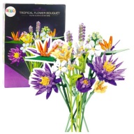 Klocki BOTANICAL GARDEN Tropical Flower Bouquet JJ9046 890 el.