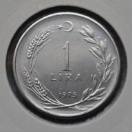 *TURCJA [0364]*1 Lira 1975 Lira turecka Mustafa Kemal Ataturk I Prezydent