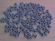 Klocki LEGO Łączniki Mix ok. 130g