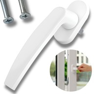 Klamka do okna okien okienna plastikowa pcv drzwiowe solidna glory biała