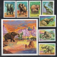 TANZANIA ssaki Mi 1014-20**+bl 164**