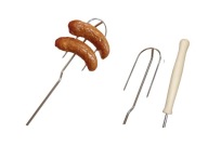Kije Ogniskowe Nierdzewne 130cm | Widełki do Kiełbasy Grill
