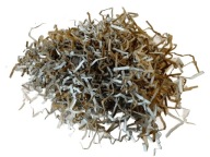 Wypełniacz papierowy Zygzak Sianko z tektury Wiórki 1kg Biało-brązowy Eko