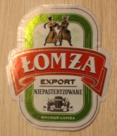 ETYKIETA - BROWAR ŁOMŻA - EXPORT - NIEPASTERYZOWANE