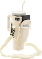 Torba termiczna Torba z uchwytem na kubek Beżowy 1,2 l