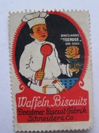 Teerose - wafle i biszkopty - zalepka reklamowa