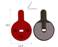 2x Klocki hamulcowe do hulajnogi KuKirin G2 PRO /G2 MAX/G3/Kukirin A1