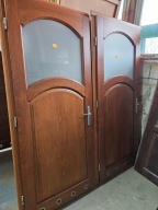 DRZWI Wewnętrzne Drewniane Sosnowe 87x205cm 2 sztuki