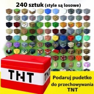 Klocki Minecraft Zestaw 240 el. Kreatywne Bloki Prezent Dla Dzieci