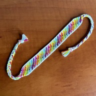 Bransoletka z muliny teczowa kolorowa