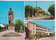 ŁAPY - POMNIK NOWOTKO - UL. NOWOTKI - LICEUM