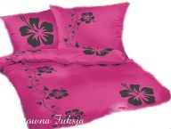 pościel z satyny 160x200 + 2x70x80 zamek S Taktowna fuksja G-o
