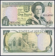 BNE - JERSEY 1 Funt 2000 SC 314342 # P26a # UNC