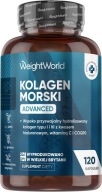 Kolagen Morski 1200 mg + Kwas Hialuronowy WeightWorld 120 kaps
