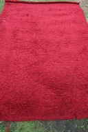 DYWAN SHAGGY CZERWONY 200 X140 CM