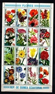 Gwinea Równikowa / Mini arkusz ( Flora - kwiaty )