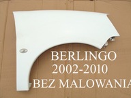 Błotnik przedni prawy przód Partner Berlingo I FL 2002-2010 ORYGINAŁ biały