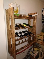 Stojak na wino, regał na wino, półka na wino.