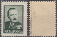 476** oliwkowozielony , pap. x2b , ZL 11 1/4 , gw.+opis Jerzy Walocha