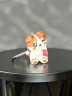 Piesek "Lewy" TOTI breloki PRZYTUŁAPKI - Walentynki