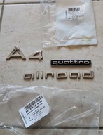 EMBLEMAT ZNACZEK NAPIS TYŁ AUDI ALLROAD A4 A6 ASO