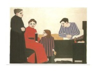 Pocztówka - Bart van der Leck, Odwiedziny u chorego ...