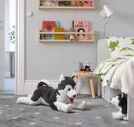 IKEA LIVLIG DUŻY PIES HUSKY SIBERIAN 57 cm
