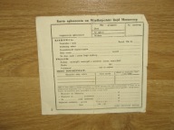 WIELKOPOLSKI RAJD Motorowy karta zgłoszenia - druk z PRL