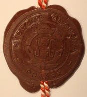 GDAŃSK - STOCZNIA GDAŃSKA - CIEKAWA PIECZĘĆ - TWORZYWO, PLASTIK