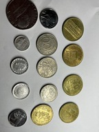 ZESTAW MONET WŁOCHY - 65 SZTUK