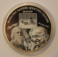 INDIE - MAHATMA GANDHI - METTING TAGOBE - NAKŁAD TYLKO 500, CERTYFIKAT ETUI