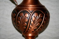 WAZON ZŁOTY XXL MEGA DEKORACJA WNĘTRZ METALOWY VINTAGE DESIGN UNIKAT ANTYK