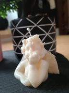 Świeca sojowa aniołek wolnostojąca, dekoracyjna -zestaw 10 szt