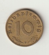 III Rzesza 10 pfennig 1939 F