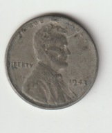 USA 1 cent 1943 zelazo